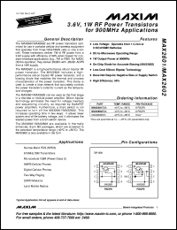 Click here to download MAX2630 Datasheet