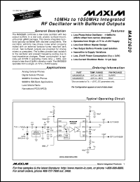 Click here to download MAX266BMJI Datasheet