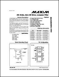 Click here to download MAX307C/D Datasheet