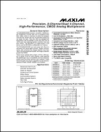 Click here to download MAX314ESE Datasheet