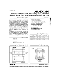 Click here to download MAX322ESA-T Datasheet