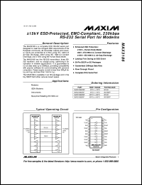 Click here to download MAX3209ECUU Datasheet