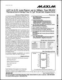 Click here to download MAX3233ECPP Datasheet