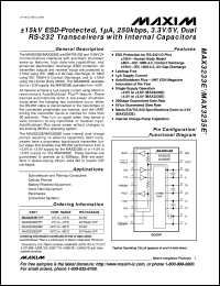 Click here to download MAX3262CAG Datasheet