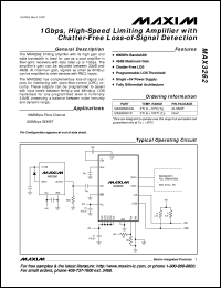 Click here to download MAX329CJE Datasheet