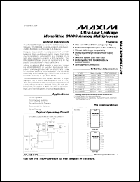Click here to download MAX332MJE Datasheet