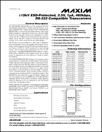 Click here to download MAX335CWG Datasheet