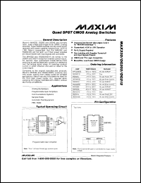 Click here to download MAX336CAI+ Datasheet