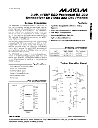 Click here to download MAX3485ECPA Datasheet
