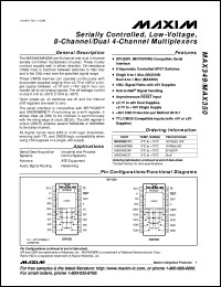 Click here to download MAX361CPE Datasheet