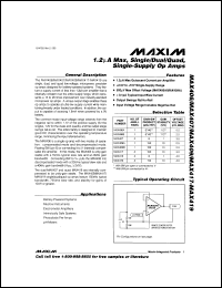 Click here to download MAX4100EUA Datasheet