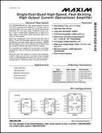 Click here to download MAX4107C/D Datasheet