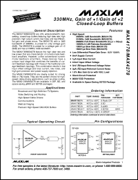 Click here to download MAX423MJD Datasheet