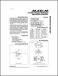 Click here to download MAX4242ESA Datasheet