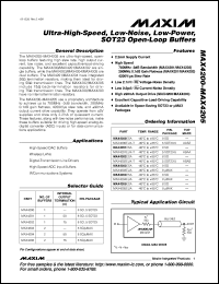 Click here to download MAX4255EUK-T Datasheet