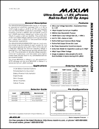 Click here to download MAX436MJD Datasheet