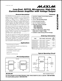 Click here to download MAX4427MLP/883B Datasheet