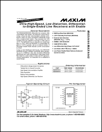 Click here to download MAX4490 Datasheet