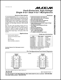 Click here to download MAX4519ESD Datasheet