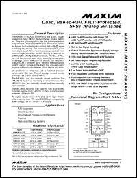 Click here to download MAX4530CAP Datasheet