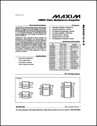 Click here to download MAX4528EPA Datasheet