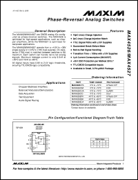 Click here to download MAX4535ESD Datasheet