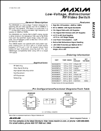 Click here to download MAX4540PWP Datasheet