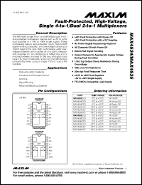 Click here to download MAX4548EAX Datasheet