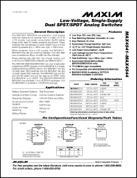 Click here to download MAX4554CSE Datasheet