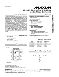Click here to download MAX4582C/D Datasheet