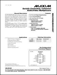 Click here to download MAX4599EUT-T Datasheet