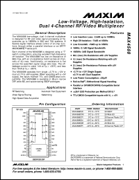 Click here to download MAX4603CWE Datasheet