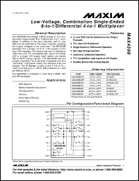 Click here to download MAX4612CSD Datasheet