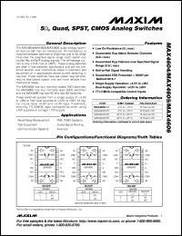 Click here to download MAX4618EUE Datasheet