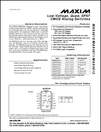 Click here to download MAX4624EUT-T Datasheet