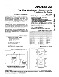 Click here to download MAX496C/D Datasheet