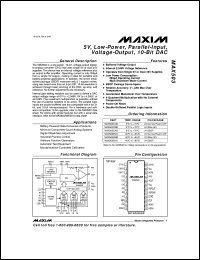 Click here to download MAX5101AEUE Datasheet