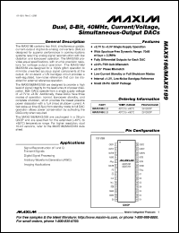 Click here to download MAX525BEPP Datasheet