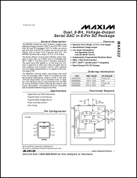 Click here to download MAX527CCWG-T Datasheet