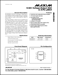 Click here to download MAX5351ACPA Datasheet
