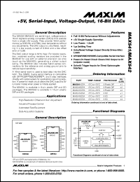 Click here to download MAX5490TA05000+ Datasheet