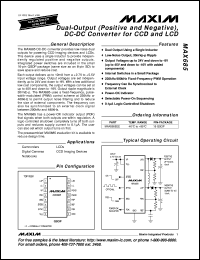 Click here to download MAX705CUA Datasheet