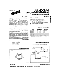 Click here to download MAX746CPE Datasheet