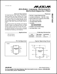 Click here to download MAX767C/D Datasheet
