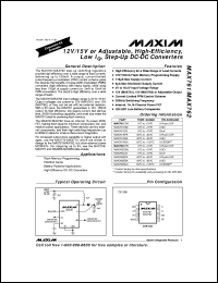 Click here to download MAX774C/D Datasheet
