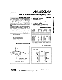 Click here to download MAX780CCAG-T Datasheet