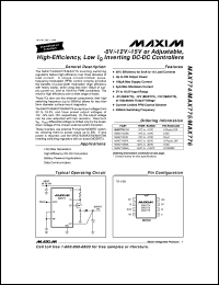 Click here to download MAX797EPE Datasheet