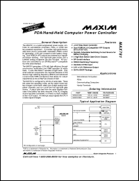 Click here to download MAX798ESE-T Datasheet