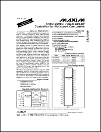 Click here to download MAX808MCPA Datasheet