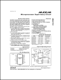 Click here to download MAX807MMJE Datasheet